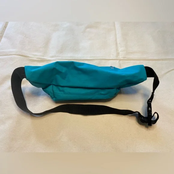 Vintage 80s 90s Jordache Branded Teal Belt Bag Fanny Pack OSFM Classic Street - Picture 4 of 7
